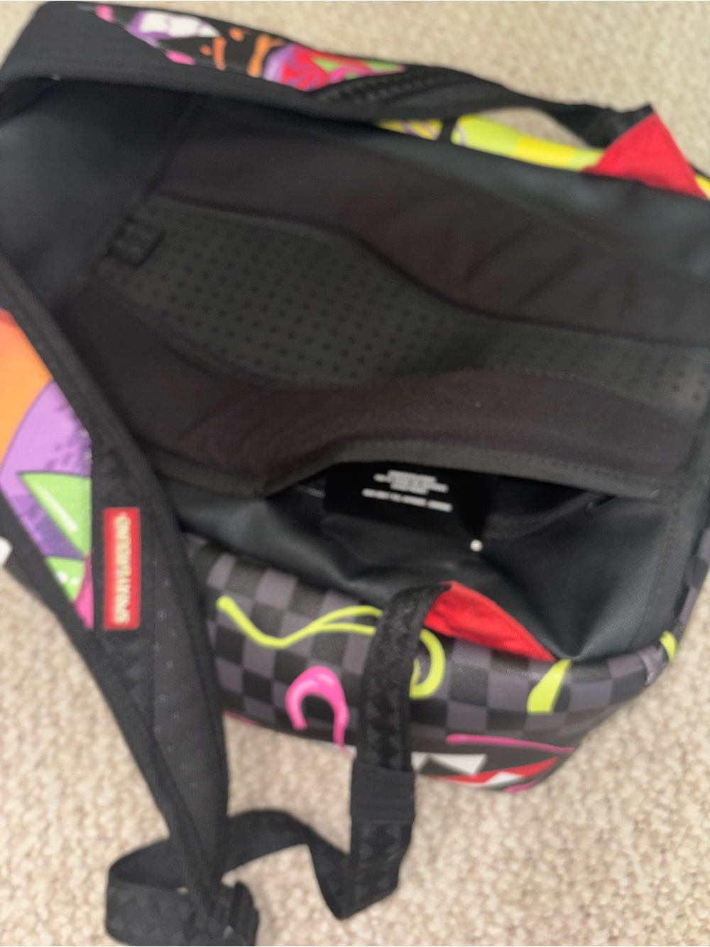 SOLD OUT FOREVER Sprayground Slime Dime Shark Backpack School Travel Bag - Picture 12 of 14
